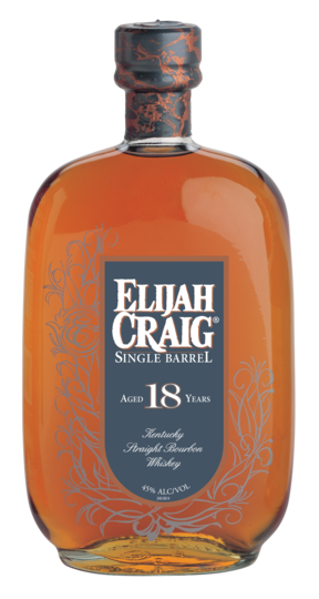 Elijah Craig 18 Year Old Single Barrel Bourbon Mid 2010s Label