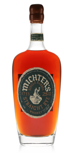 Michters 25 Year Old Single Barrel Straight Rye Whiskey