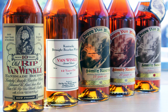 Old Rip Van Winkle Pappy Vertical Collection