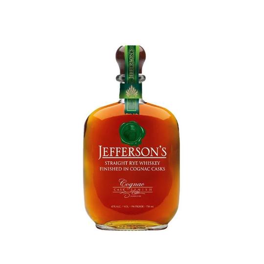 Jeffersons Straight Rye Whiskey Finished In Cognac Casks