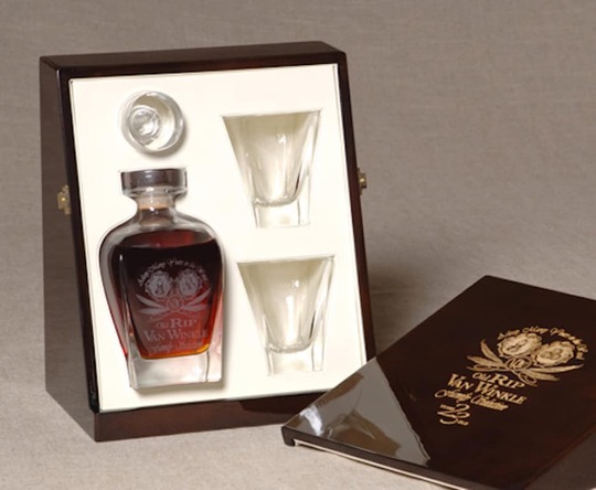 Old Rip Van Winkle Family Selection 23 Year Old Bourbon Decanter Set