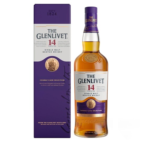 The Glenlivet 14 Year Old Cognac Cask Selection Single Malt Scotch Whisky