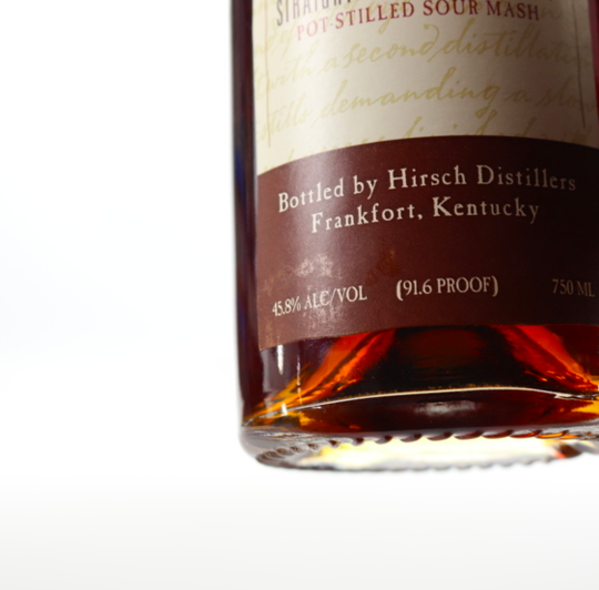A H Hirsch Reserve 16 Year Old Blue Wax Straight Bourbon Whiskey