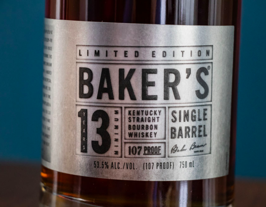 Bakers Single Barrel 13 Year Old Kentucky Straight Bourbon Whiskey