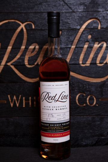 Red Line Single Barrel Toasted Barrel Finish Bourbon Whiskey
