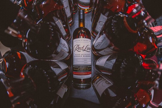 Red Line Single Barrel Toasted Barrel Finish Bourbon Whiskey