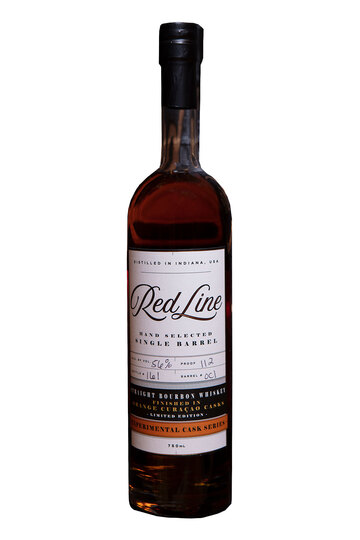 Red Line Single Barrel Orange Curacao Finish Bourbon Whiskey
