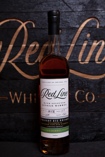 Red Line Single Barrel Toasted Barrel Finish Rye Whiskey