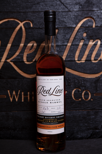 Red Line Single Barrel Orange Curacao Finish Bourbon Whiskey
