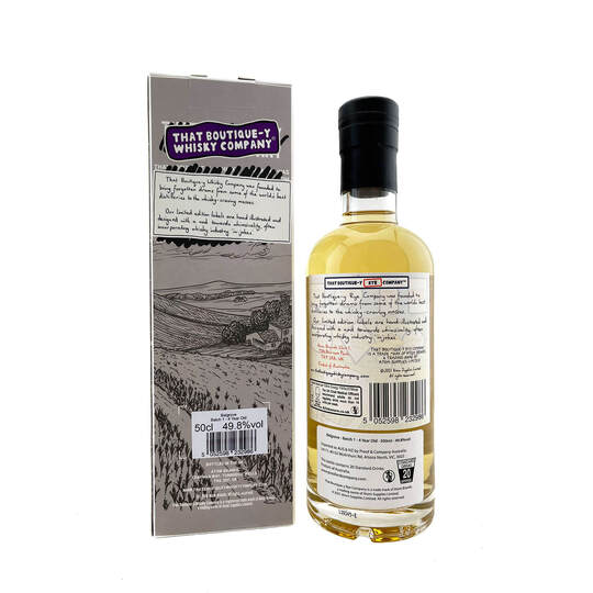 That Boutique Y Whisky Company Belgrove 4 Year Old Rye Whisky