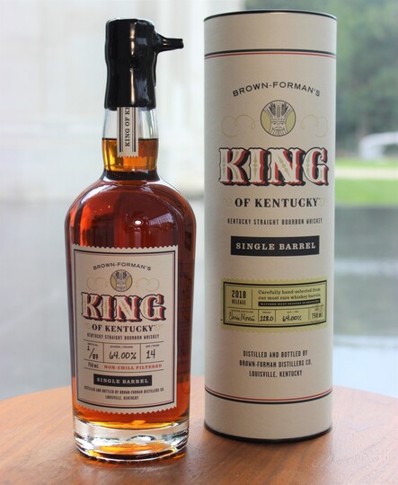 Brown Formans King Of Kentucky 2021 14 Year Old Single Barrel Bourbon