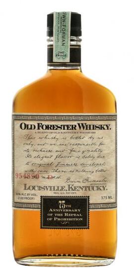 Old Forester 75th Anniversary Of The Repeal Of Prohibition Straight Bourbon Whiskey Gift Set