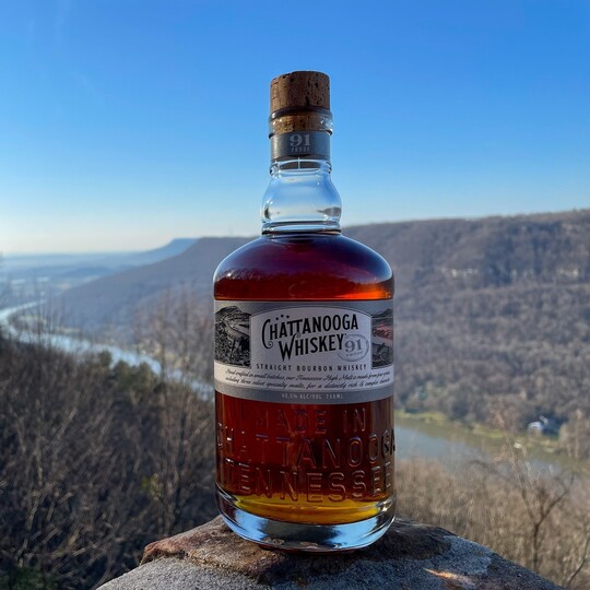 Chattanooga Whiskey Straight Bourbon Whiskey 91 Proof