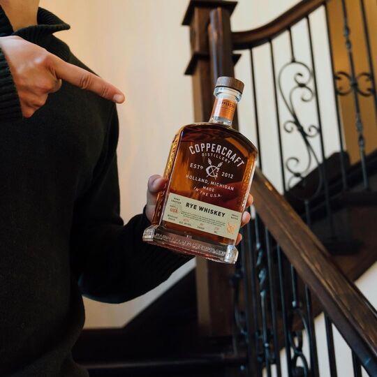 Coppercraft Distillery Straight Rye Whiskey