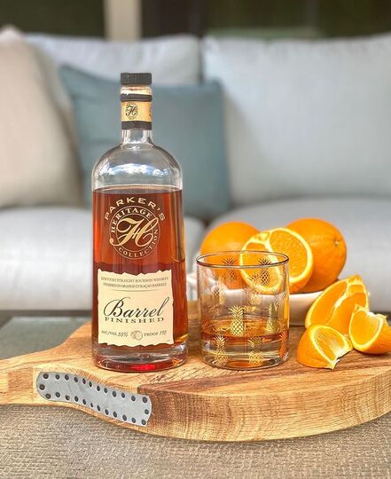 Parkers Heritage Collection 12th Edition Orange Curacao Barrel Finished Bourbon Whiskey