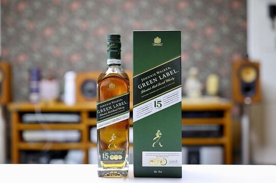 Johnnie Walker Green Label 15 Year Old Blended Malt Scotch Whisky