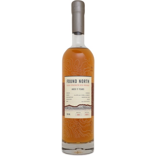 Found North Batch 003 17 Year Old Cask Strength Rye Whisky