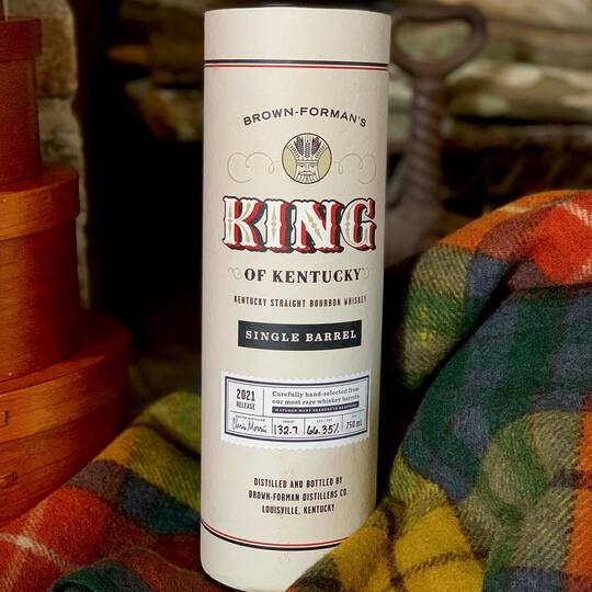 Brown Formans King Of Kentucky 2021 14 Year Old Single Barrel Bourbon