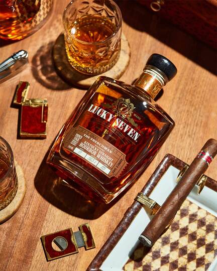 Lucky Seven The Frenchman French Oak Finished Kentucky Straight Bourbon Whiskey