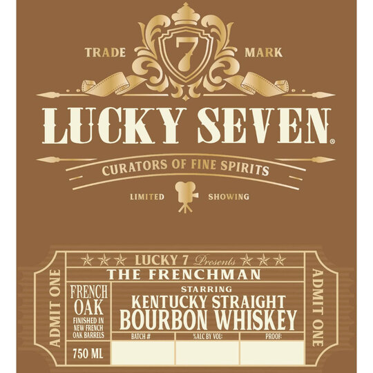 Lucky Seven The Frenchman French Oak Finished Kentucky Straight Bourbon Whiskey