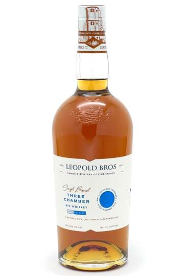 Leopold Bros Three Chamber 5 Year Old Single Barrel Straight Rye Whiskey