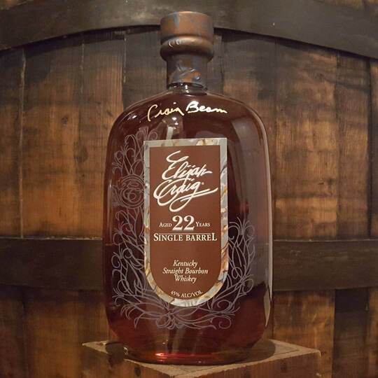Elijah Craig 22 Year Old Single Barrel Kentucky Straight Bourbon