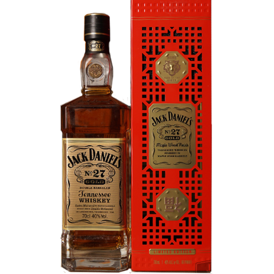 Jack Daniels No 27 Gold Year Of The Tiger Limited Edition Double Barreled Tennessee Whiskey