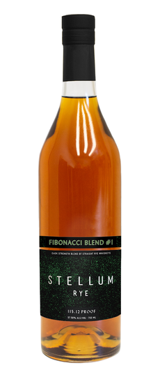 Stellum Spirits Black Fibonacci Blend Straight Rye Whiskey