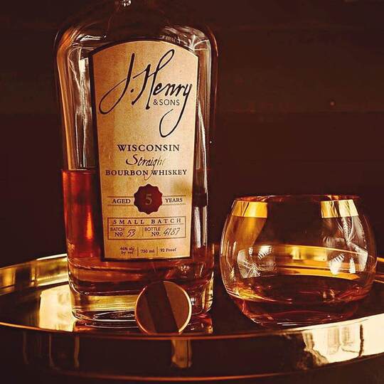 J Henry Sons Small Batch 5 Year Old Straight Bourbon Whiskey