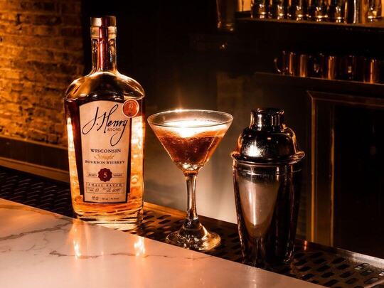 J Henry Sons Small Batch 5 Year Old Straight Bourbon Whiskey
