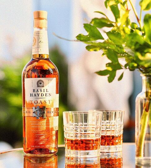 Basil Haydens Toast Kentucky Straight Bourbon Whiskey