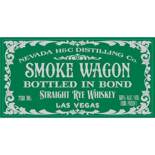 Nevada Hc Distilling Co Smoke Wagon Bottled In Bond Straight Rye Whiskey