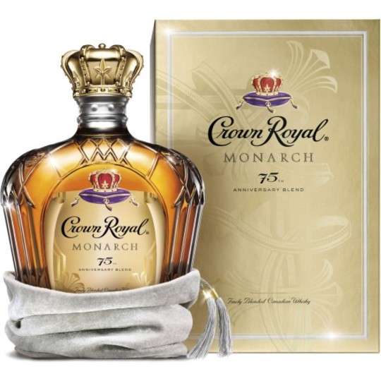 Crown Royal Monarch 75th Anniversary Blend Finely Blended Canadian Whisky