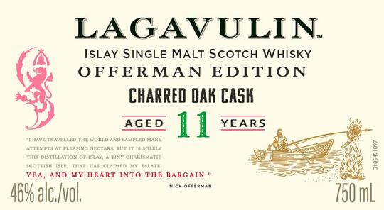 Lagavulin Offerman Edition 3 Charred Oak Cask Finish 11 Year Old Single Malt Scotch Whisky
