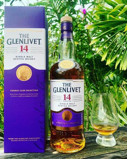 The Glenlivet 14 Year Old Cognac Cask Selection Single Malt Scotch Whisky