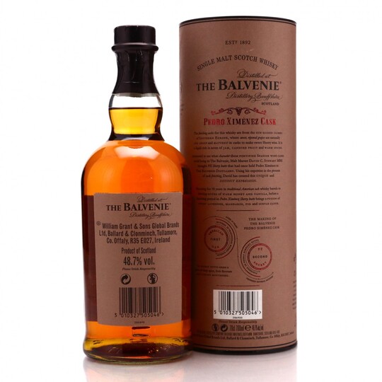 The Balvenie Pedro Ximenez Cask 18 Year Old Single Malt Scotch Whisky