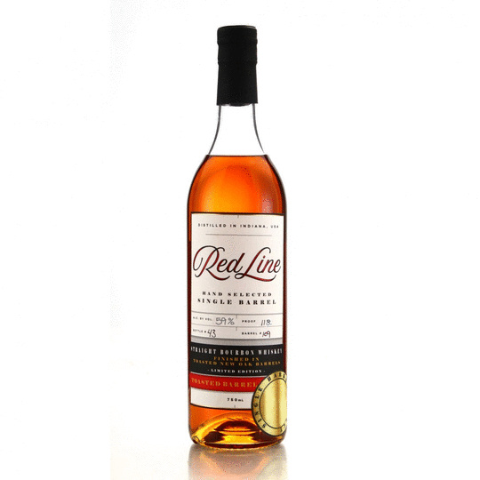 Red Line X Frootbat Toastbusters Single Barrel Toasted Barrel Finish Bourbon Whiskey