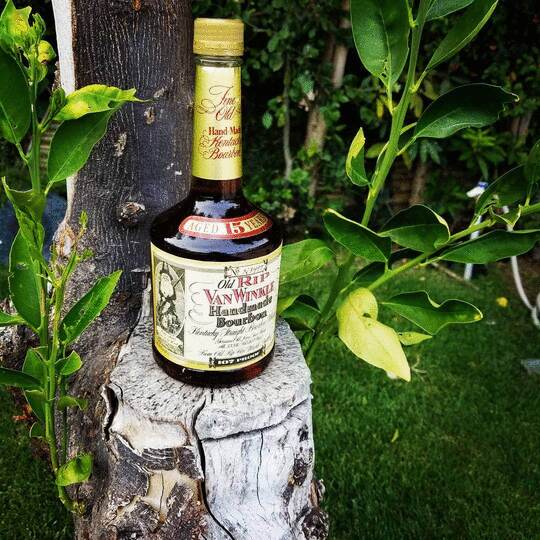 Old Rip Van Winkle 15 Year Old 107 Proof Bourbon Squat Bottle