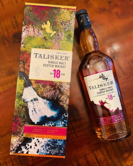 Talisker 18 Year Old Single Malt Scotch Whisky