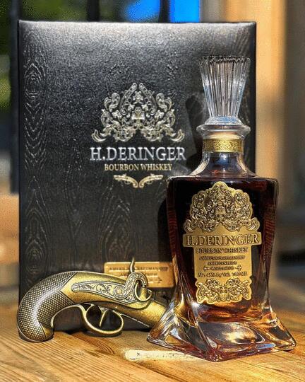 Hderinger Bourbon Whiskey With Gun Stopper