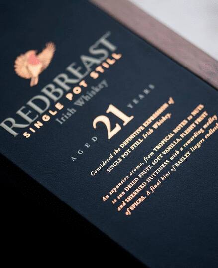 Redbreast 21 Year Old Single Pot Still Irish Whiskey