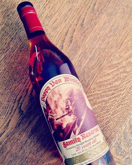 Old Rip Van Winkle Pappy Van Winkles 20 Year Old Family Reserve Bourbon