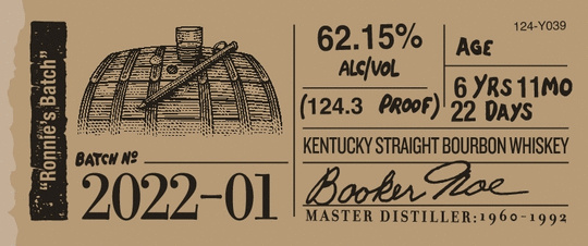 Bookers Small Batch Collection 2022 01 Ronnies Batch Kentucky Straight Bourbon Whiskey Kentucky