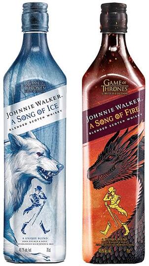 Johnnie Walker Game Of Thrones Limited Edition A Song Of Ice And Fire Blended Scotch Whisky Set