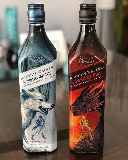 Johnnie Walker Game Of Thrones Limited Edition A Song Of Ice And Fire Blended Scotch Whisky Set