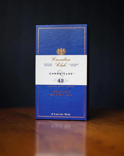 Canadian Club Chronicles 42 Year Old Whisky