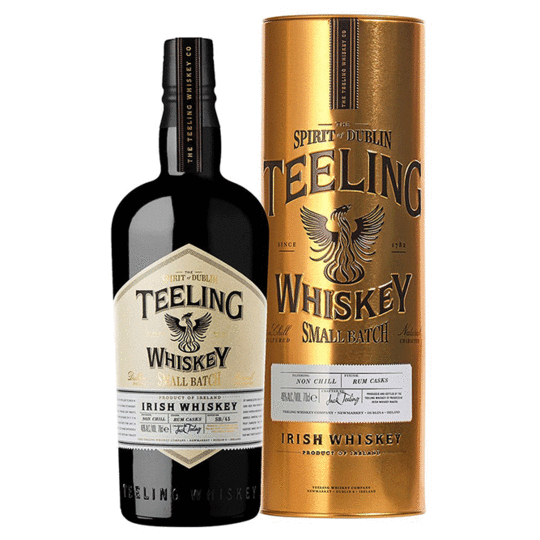 The Teeling Whiskey Co Small Batch Whiskey Gold Tin
