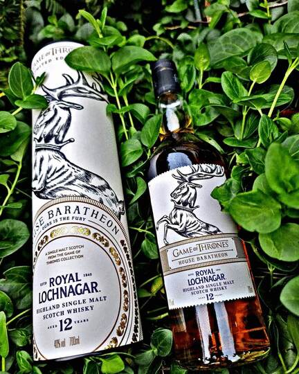 Royal Lochnagar Game Of Thrones House Baratheon 12 Year Old Single Malt Scotch Whisky
