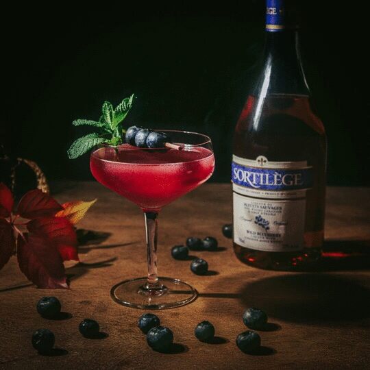 Sortilege Wild Blueberry Liqueur With Canadian Maple Whisky