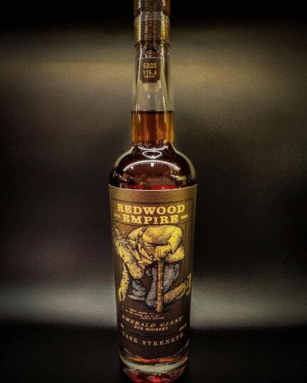 Graton Distilling Co Redwood Empire Emerald Giant Cask Strength Rye Whiskey